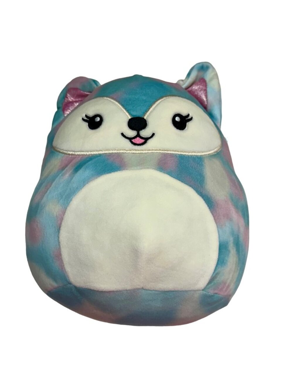 Squishmallow Colleta Fox 8” Plush Blue Pink Tie Dye New Target Exclusive